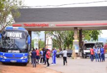 Watch – AFC Leopards fans arrive in colourful buses ahead of Bandari clash Watch - AFC Leopards fans arrive in colourful buses ahead of Bandari clash
