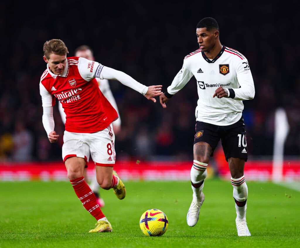 Arsenal vs Man United lineups - Thomas Partey faces tough task handling Rashford 1 Arsenal vs Man United