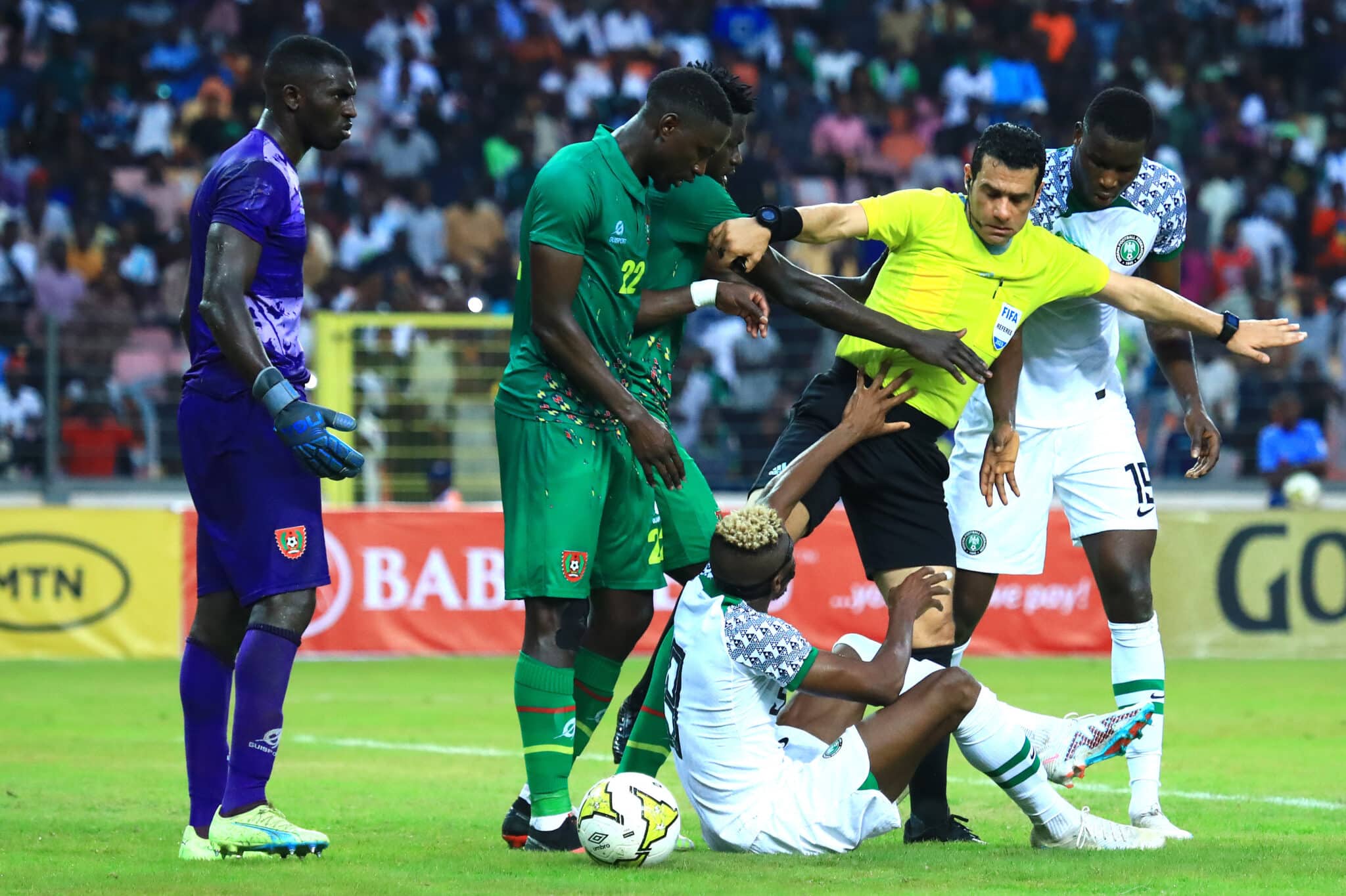 Super Eagles vs São Tomé and Príncipe referee - AFCON qualifier 1 super eagles vs São Tomé and Príncipe osimhen