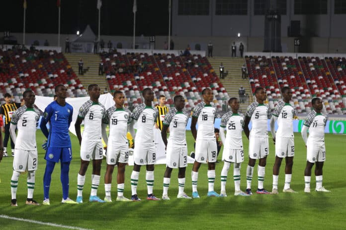 Football - 2023 Under 17 Africa Cup of Nations - South Africa v Nigeria - Constantine - Algeria Nigeria National Under-17 football team