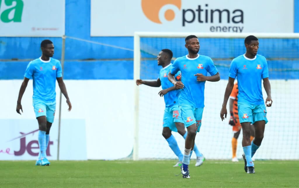 NPFL fixtures this week: Enyimba, Bendel Insurance opponents 2 NPFL fixtures Remo Stars players after scoring a CAF Champions League goal