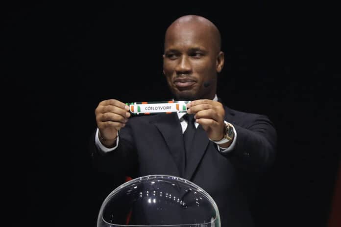 ICONSPORT_74132131 didier drogba at the afcon 2023 draw