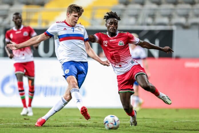 Turkey Soccer Friendly Kenya - Russia Aleksandr Sobolev scored against the Harambee Stars of Kenya