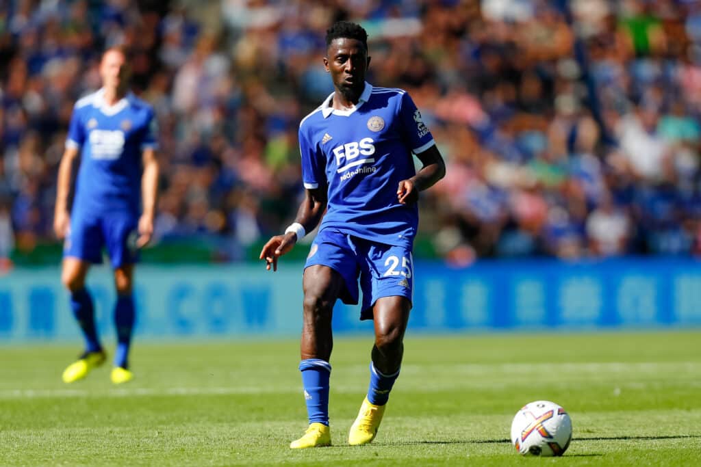 Wilfred Ndidi goals and assists this season - 2023/24 1 Wilfred Ndidi of Leicester City in action