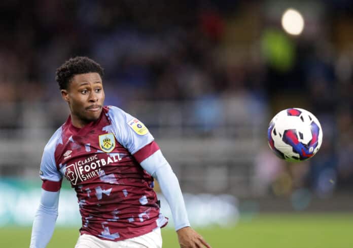 2023 EFL Championship Football Burnley v Sheff Utd Apr 10th nathan tella