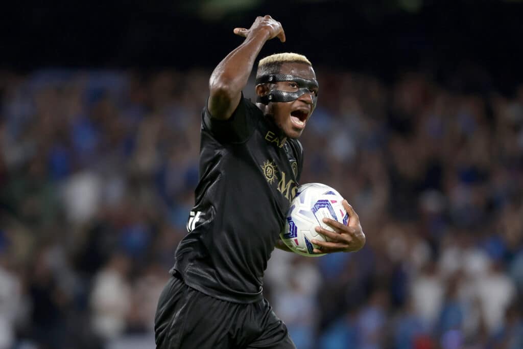 Victor Osimhen among 12 The Best FIFA 2023 nominees 2 Victor Osimhen of SSC Napoli celebrates during the Serie A football match between SSC Napoli and SS Lazio