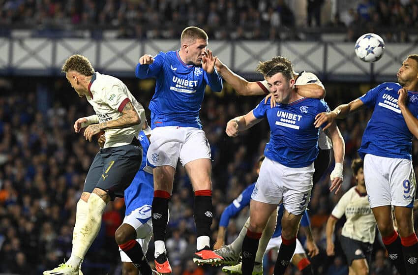 PSV vs Rangers lineups, 3 predictions - UEFA Champions League 38 Players in action, PSV vs Rangers