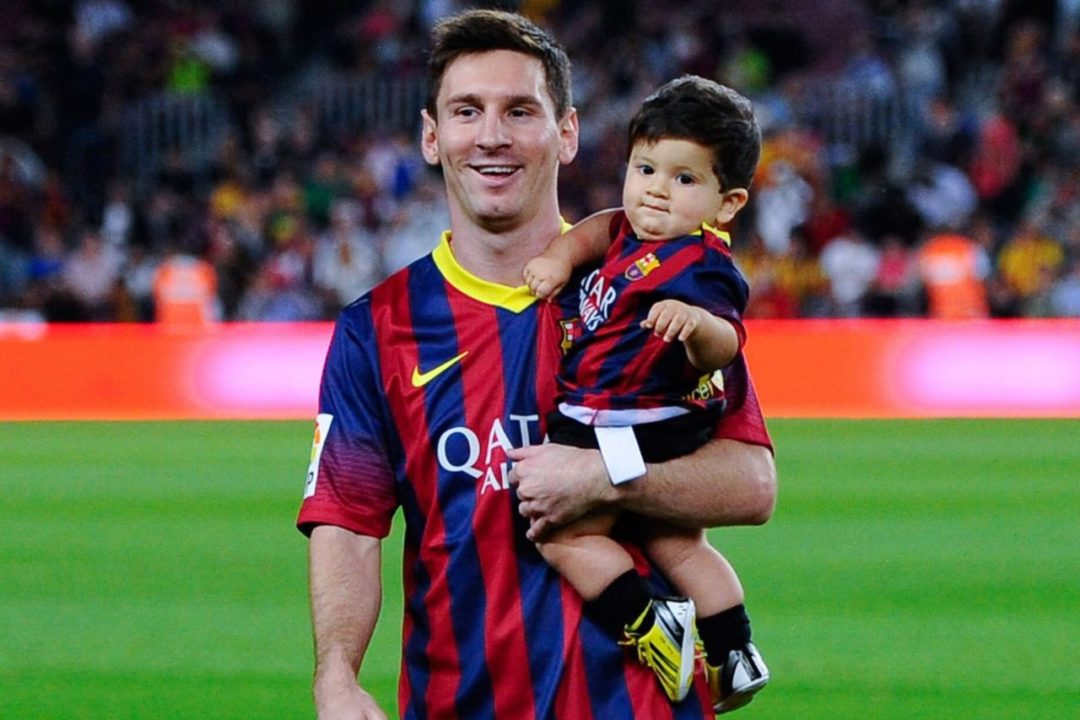 Photo: What Could Be Better! Lionel Messi’s Son Holds World Cup? Messi's Son Holds World Cup