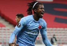 Olayinka focused on more wins after 100th Slavia cap