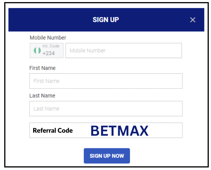 betking registration form betking promo code